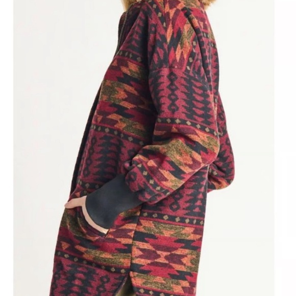 BB Dakota Multicolor Patterned Coat - Picture 2 of 4